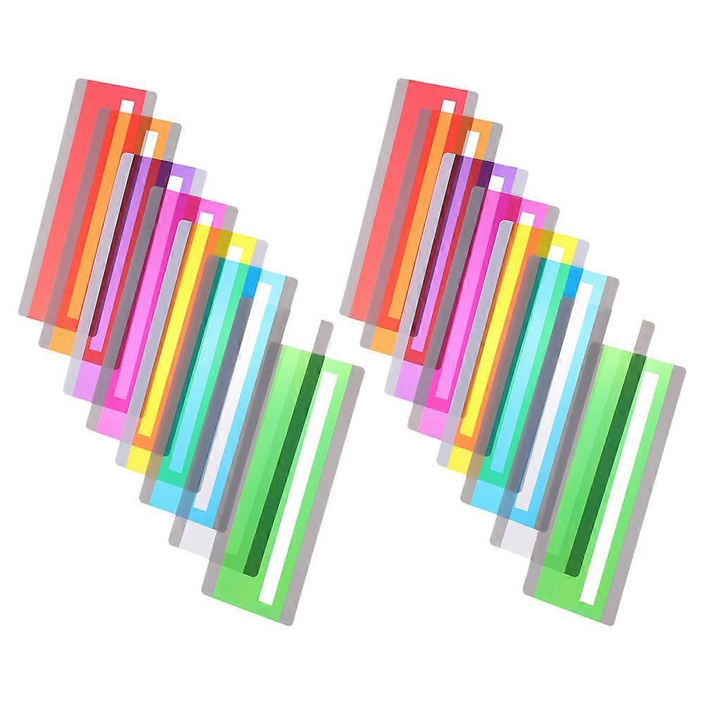 Reading Supply Guided Reading Highlight Strips for 80Pcs Assorted Colors