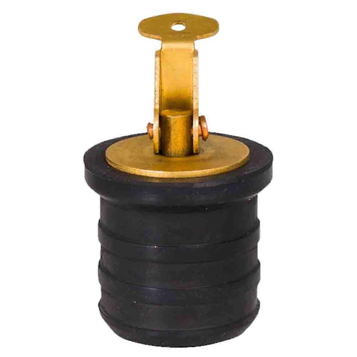 Rubber Seal Brass Drain Plug Brass Snap Lock Bait Well Plug Bottom