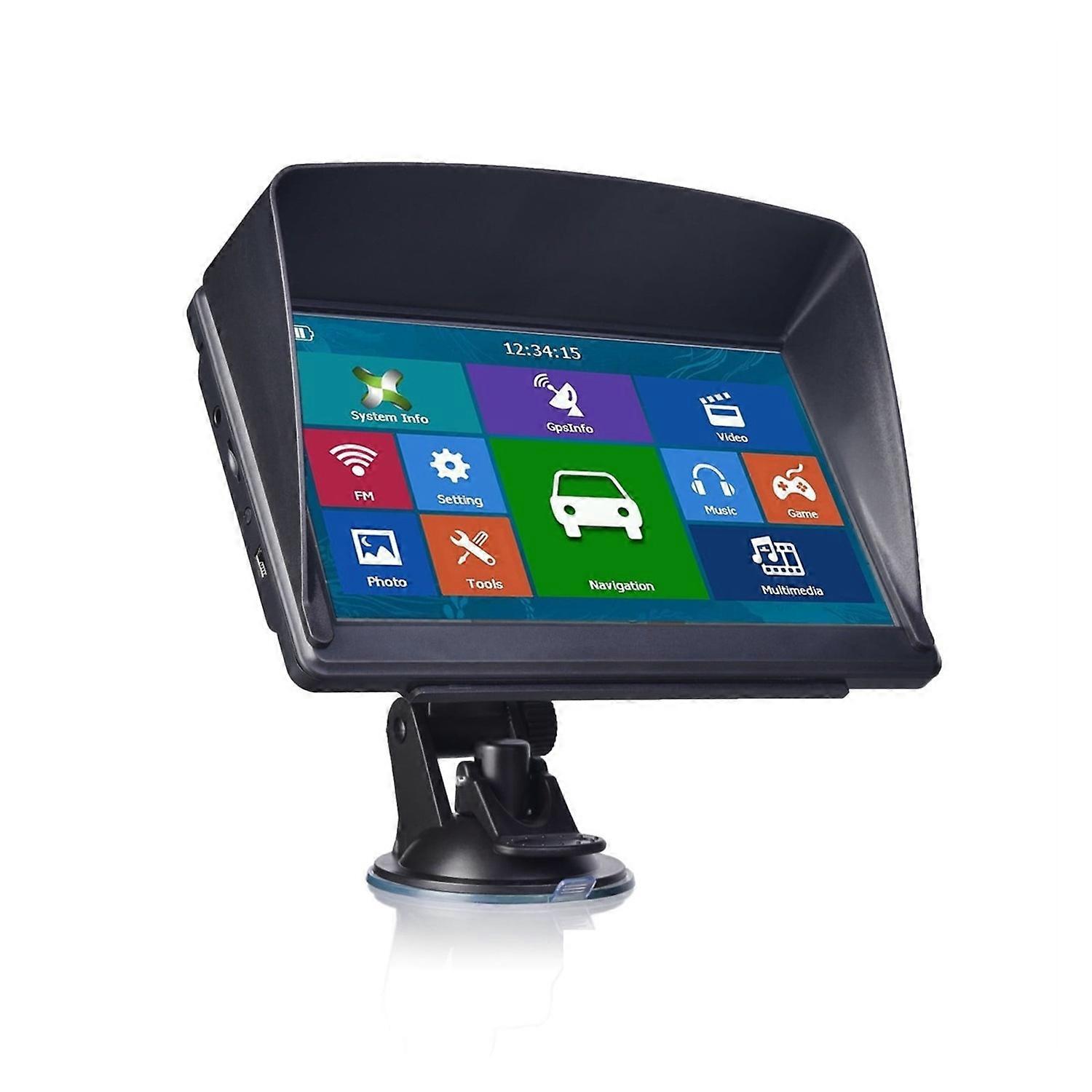 Navigation de 7 pouces voiture camion navigateur écran de résistance navigation par satellite, positionnement précis
