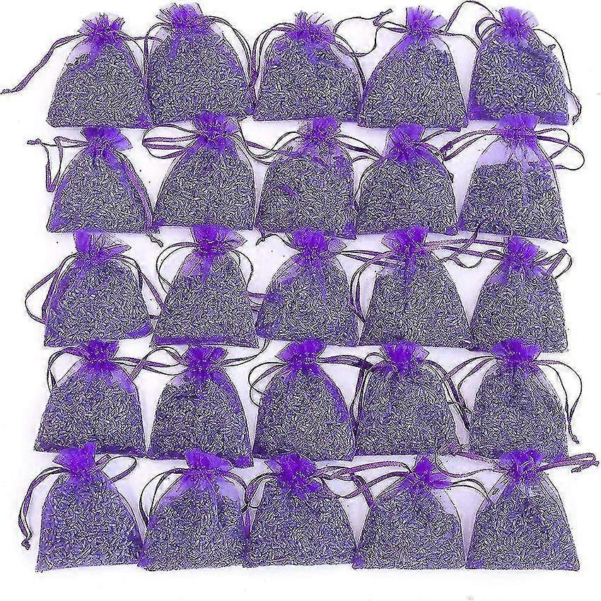 Lavender Flower Sachets Dried 25 Pack