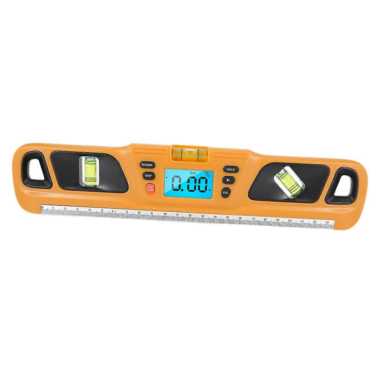 Backlight Level Ruler Mini Spirit Level Balancing Calibrator Precision Yellow Compact Style