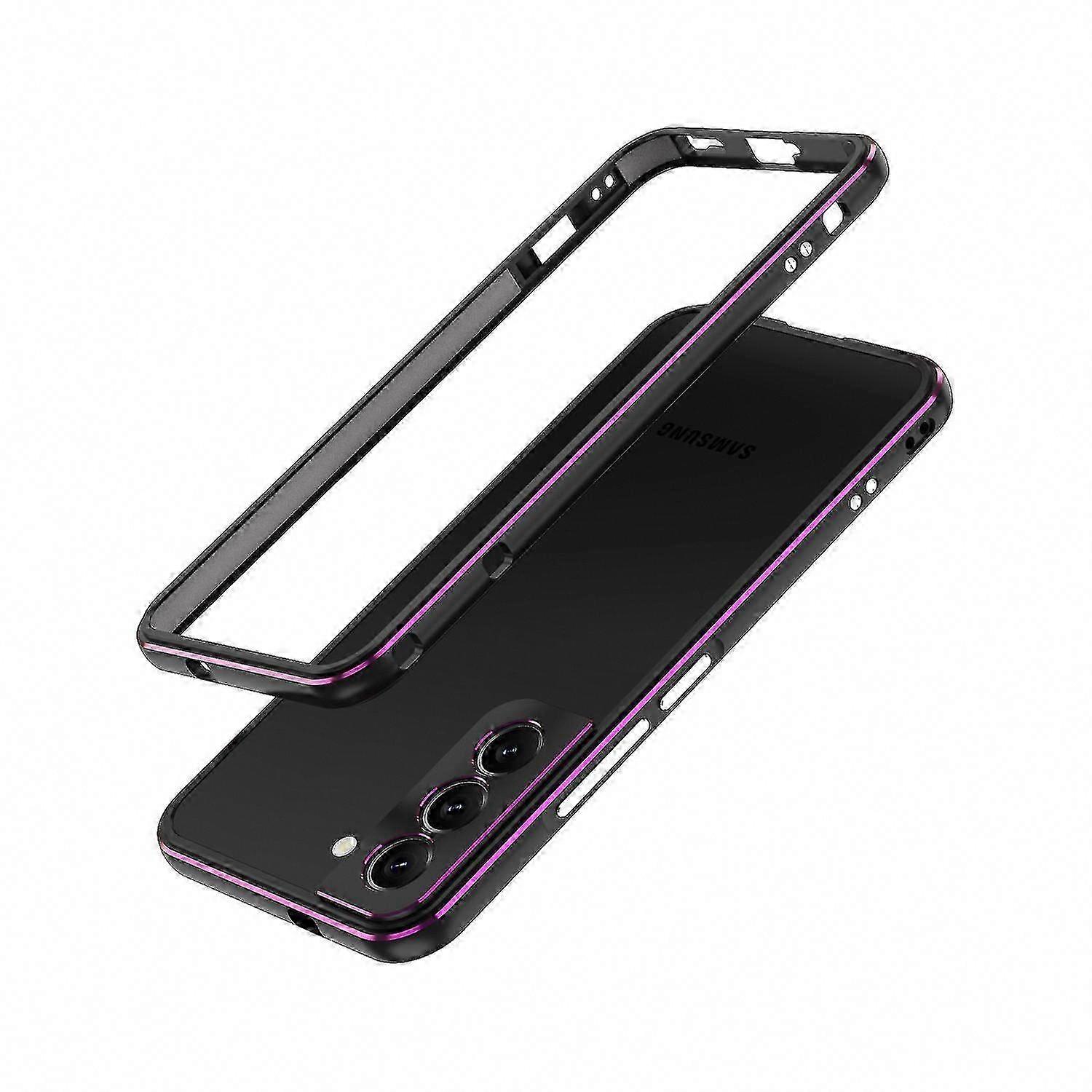 Capa de Metal com Moldura de Alumínio Compatível com Galaxy S22 S22+ S22 Ultra com Película Protetora de Lente