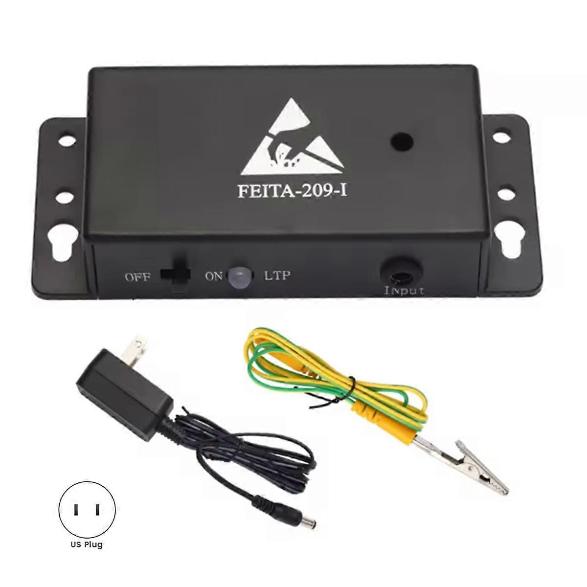 Anti Static Wrist Strap Monitor ESD Wrist Strap Tester Anti-Static Wristband Alarm Grounding Work S