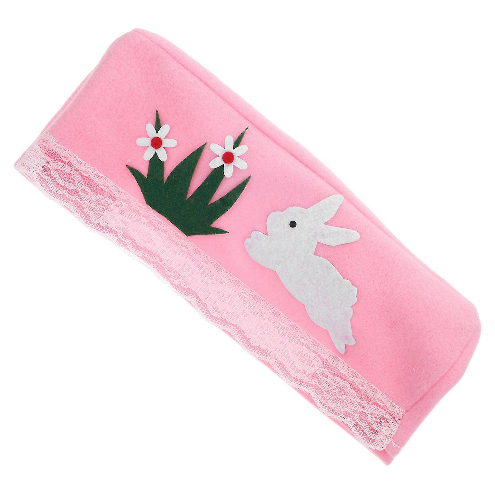 Rectangular Easter Bunny Tissue Box Cover for Vanity 2Pcs Cute Tissue Holder