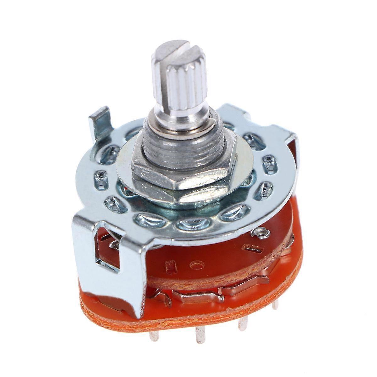 Durable Guitar Amplifier Rotary Selector Switch 3-Pole 4-Position Multi Color