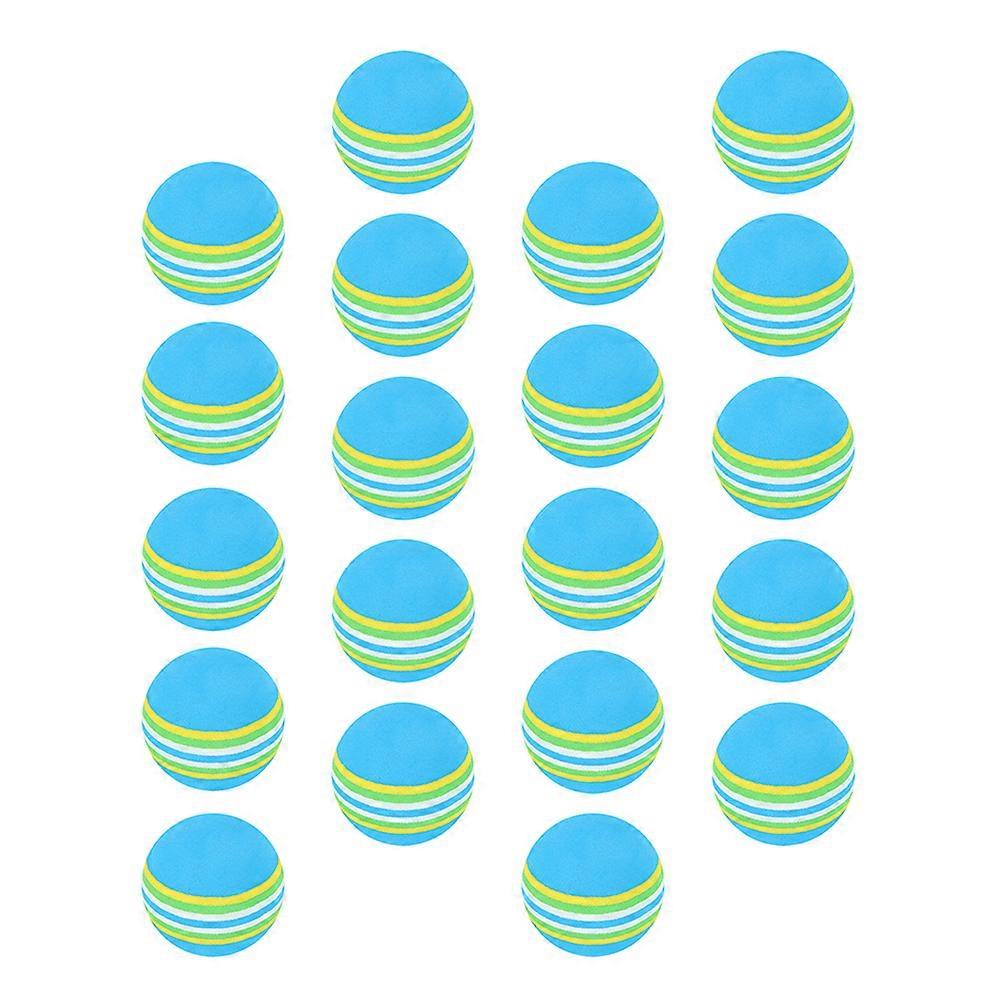 Golf Training Ball for Practice 100Pcs Indoor Soft Eva Rainbow Balls