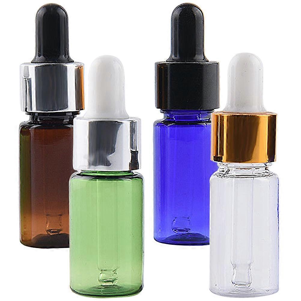 Plastic Bottles Essential Oil Dropper Bottles for Travel 8Pcs Assorted Color