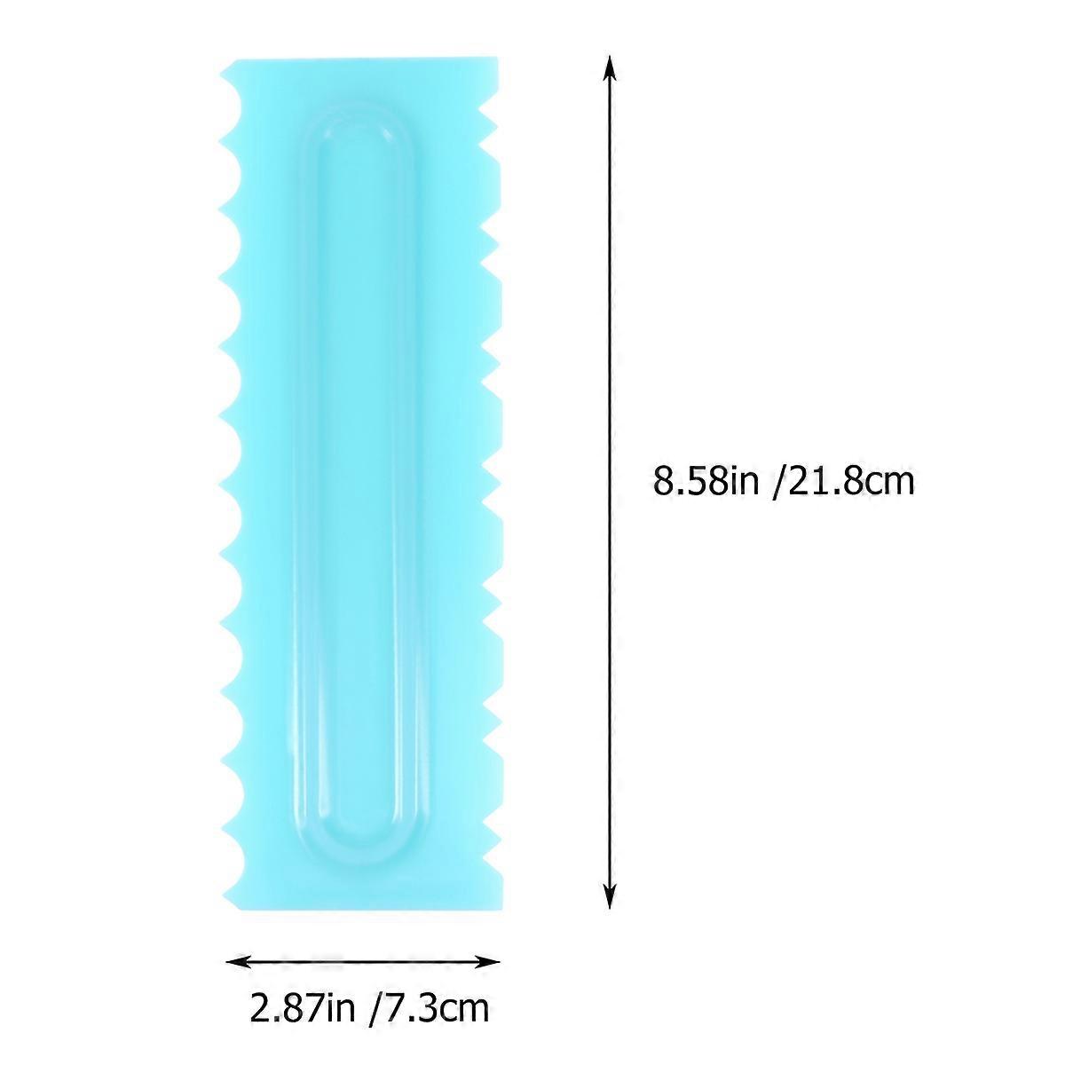 Icing Comb For Bakery 6 Pcs Cake Smoother Kitchen Baking Tools 21.8 X 7.3 Cm Professional Finish