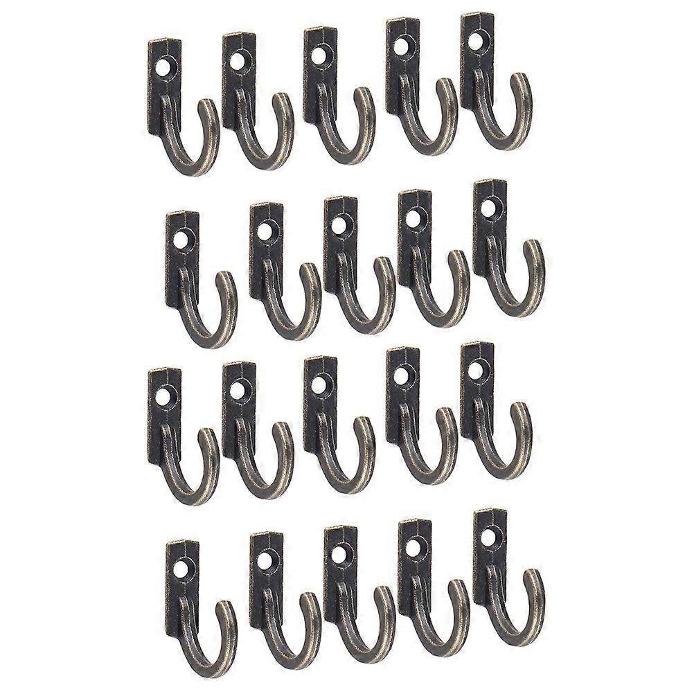 Cabinet Hook Hanger Zinc Alloy Wall Hooks for Hanging Use 40Pcs