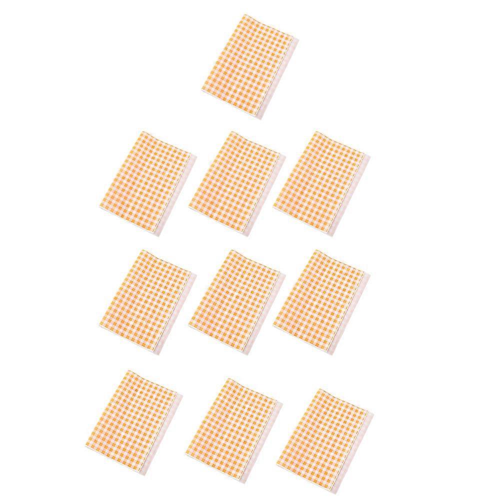 Oil-Proof Paper Kitchen Baking Greaseproof Paper for Home Use Orange 50 Sheets