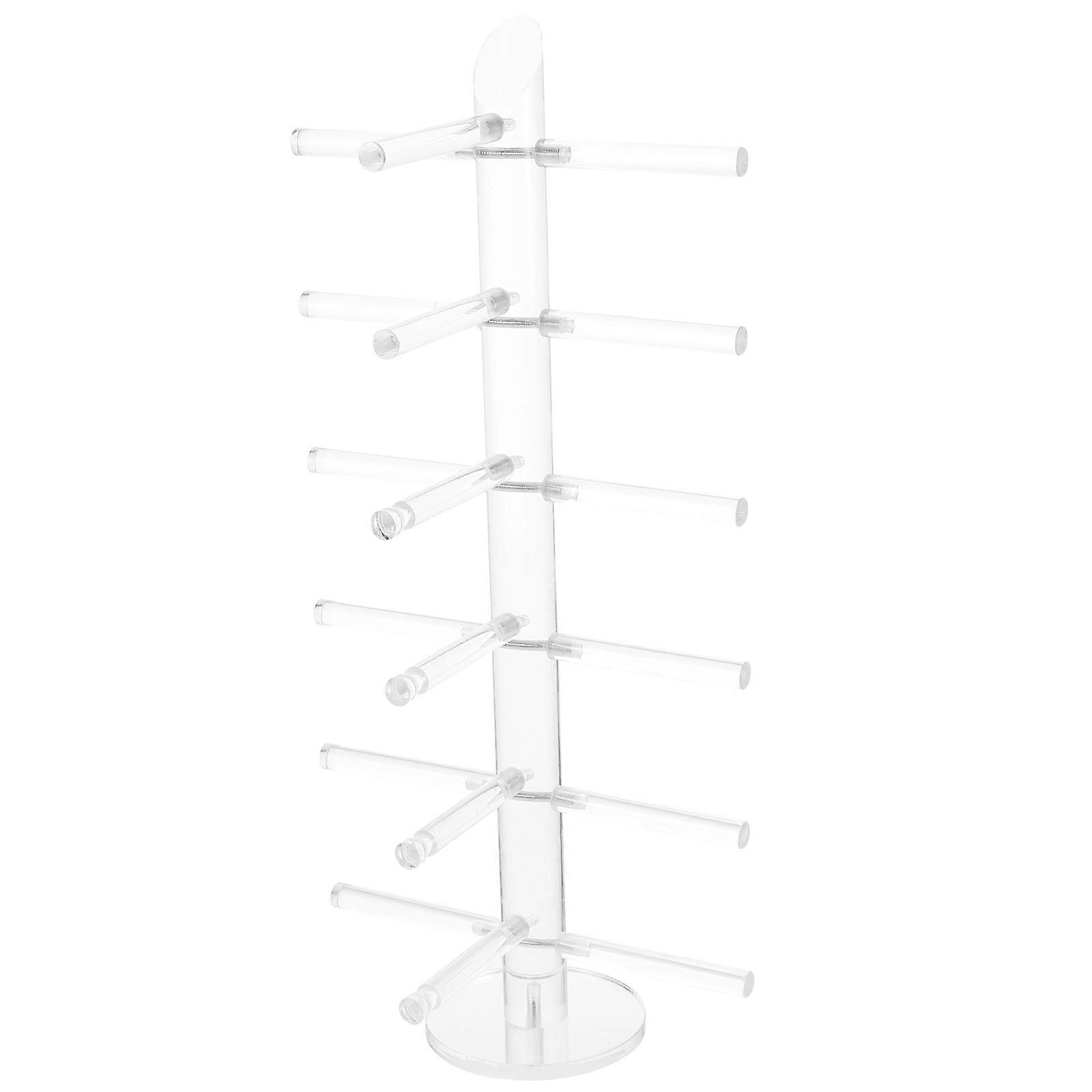 Eyewear Display Rack Organizing Stand Acrylic Transparent For 1Set