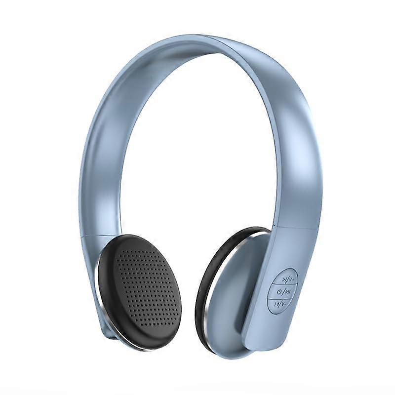 OnEar Headphones Bluetooth 5.0, 20Hour Battery, HD Voice, Memory Foam Earpads, Adjustable Fit, Lightweight, Blue