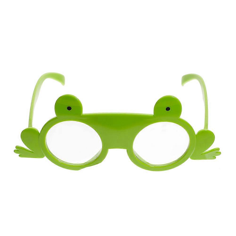 Funny Sunglasses Frog Shaped Suitable for Kids Festive Occasion Decorations Crafted from Lightweight Plastic 1Pcs