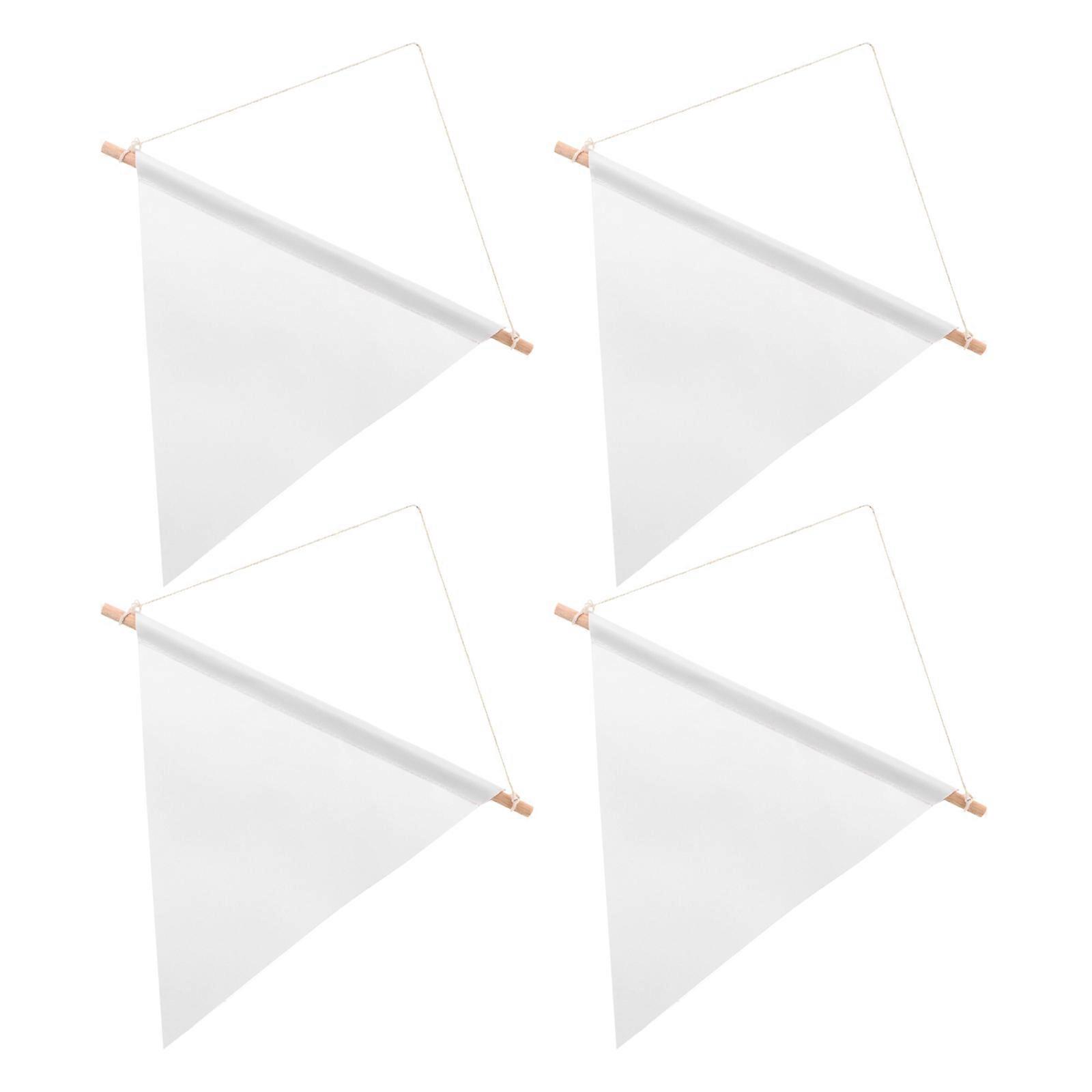 Party Decor Flags Canvas Hanging Flags for Decoration 8Pcs