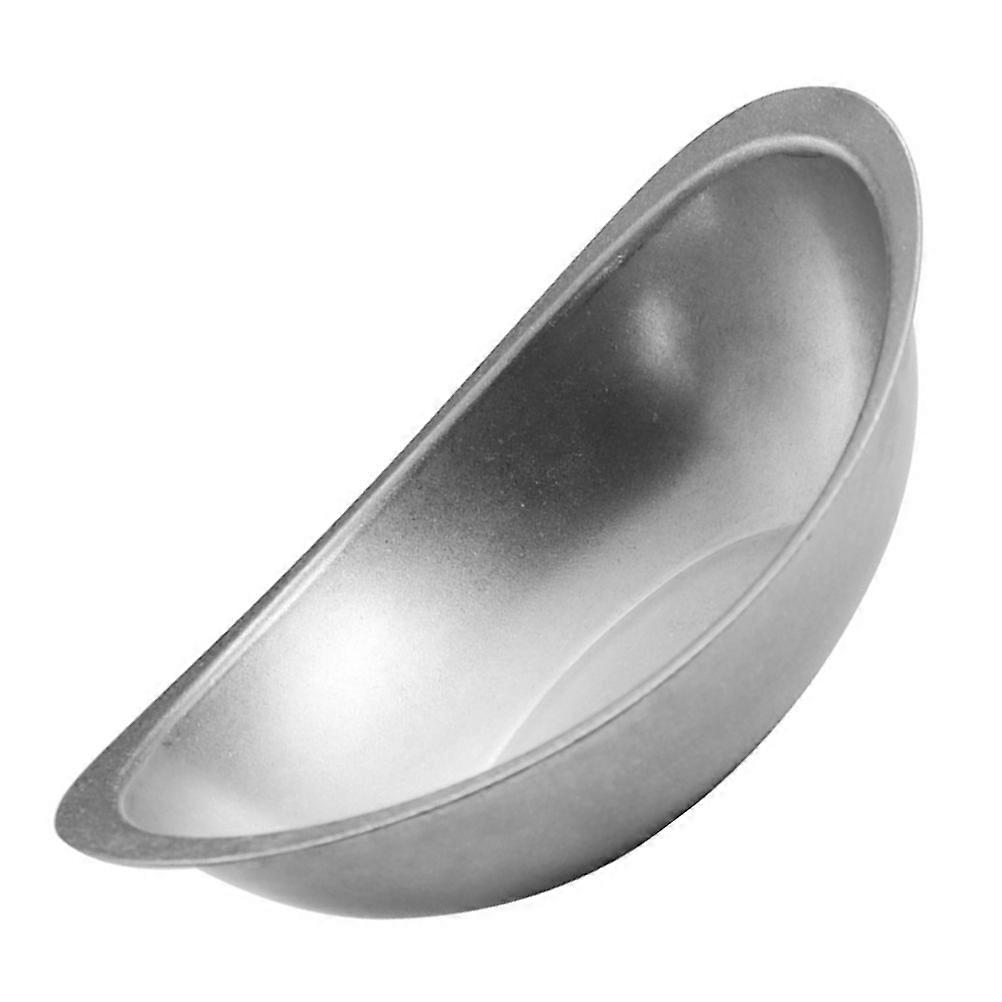 Silver Stainless Steel Bowl for Fruit Storage 3Pcs Set