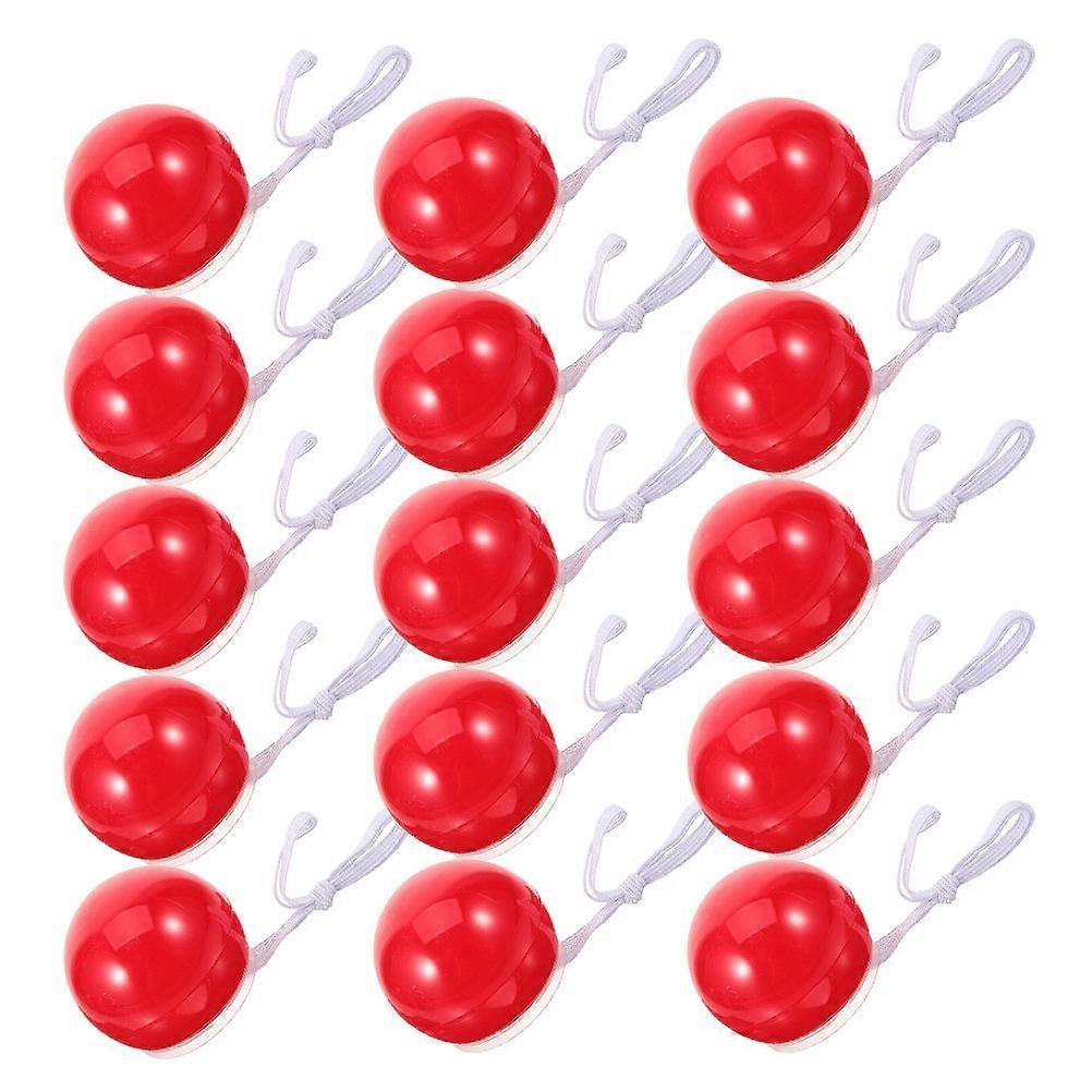 Red Glow in The Dark Clown Nose for Party Props 75Pcs Included