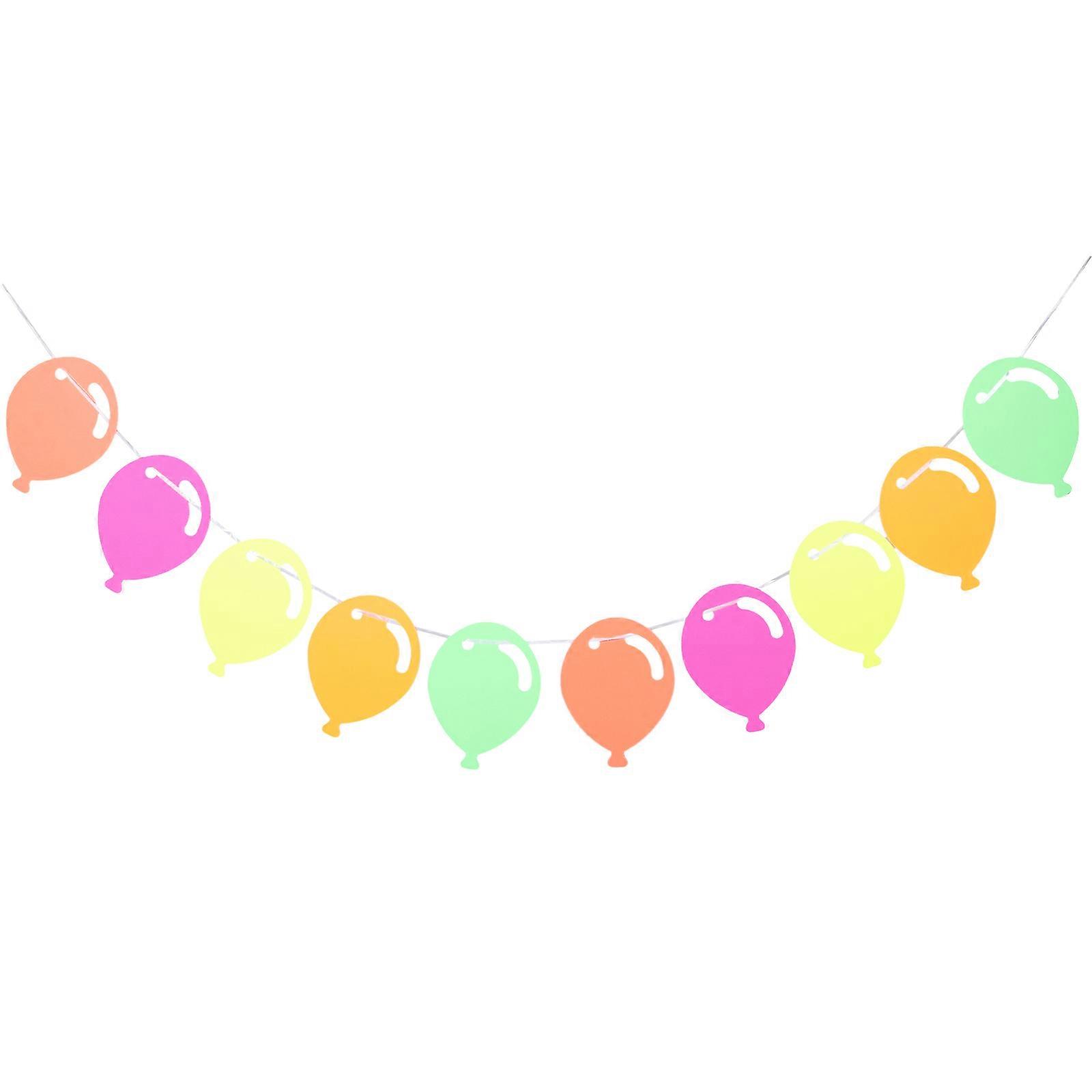 Luminous Design Party Hanging Streamer Decoration For Various Occasions In Multi Color 2Pcs