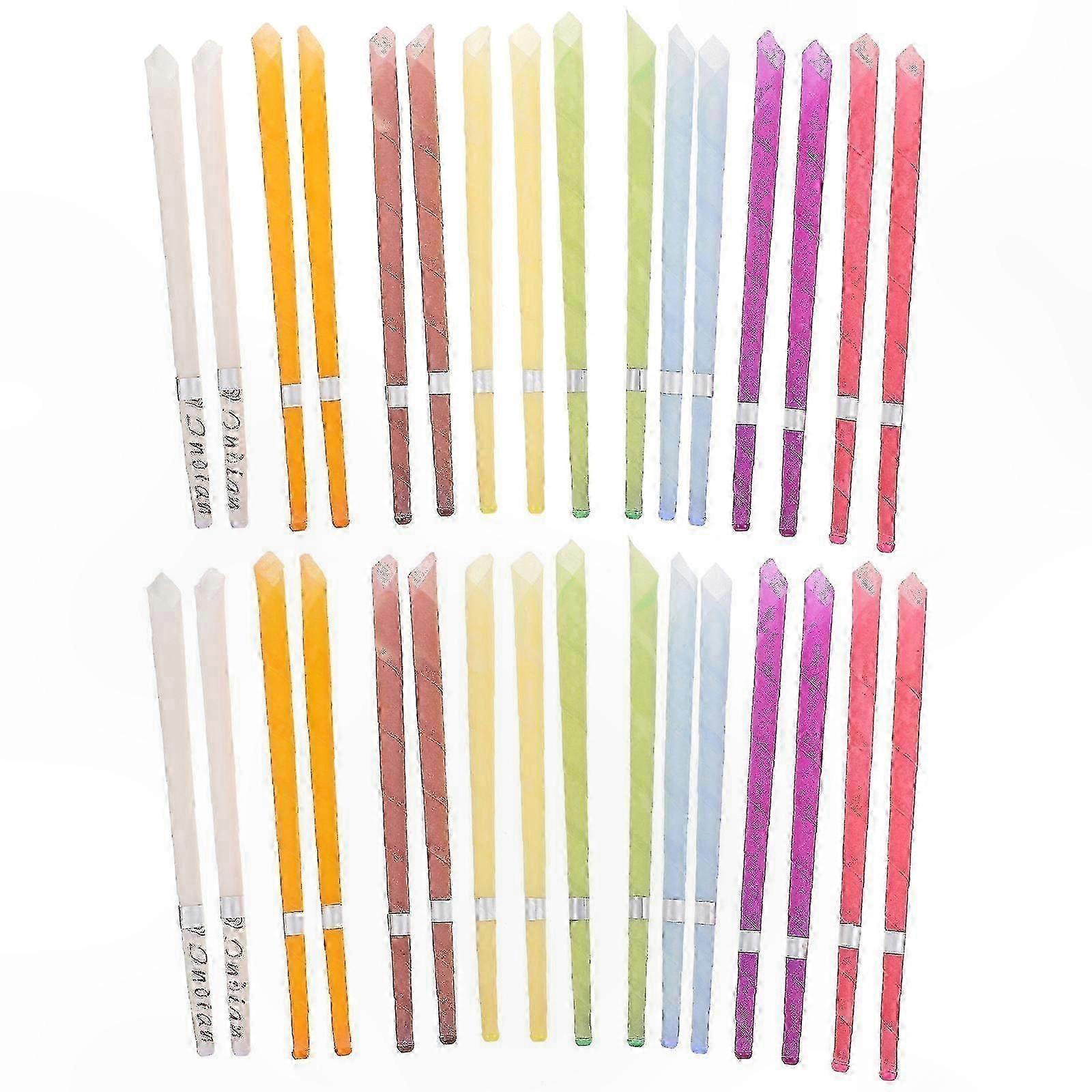 Assorted Color Ear Massage Candles with Essential Oils for Relaxation and Mind Soothing During Outdoor Activities