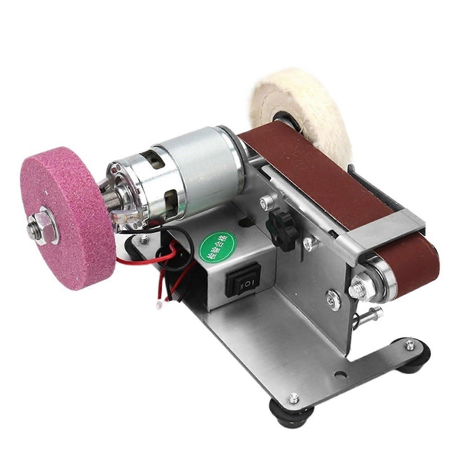 Mini Electric Belt Sander Set1 MultiColored Performance DIY Polishing Multifunctional Belt Grinder Belt Cutter Sharpener