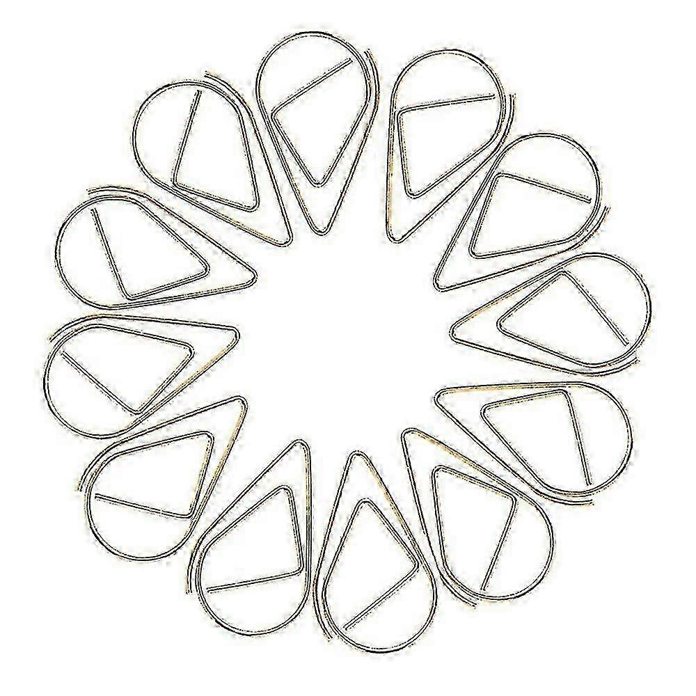 100 Assorted Color Coated Reusable Paper Clips (0.8mm) for Office Use