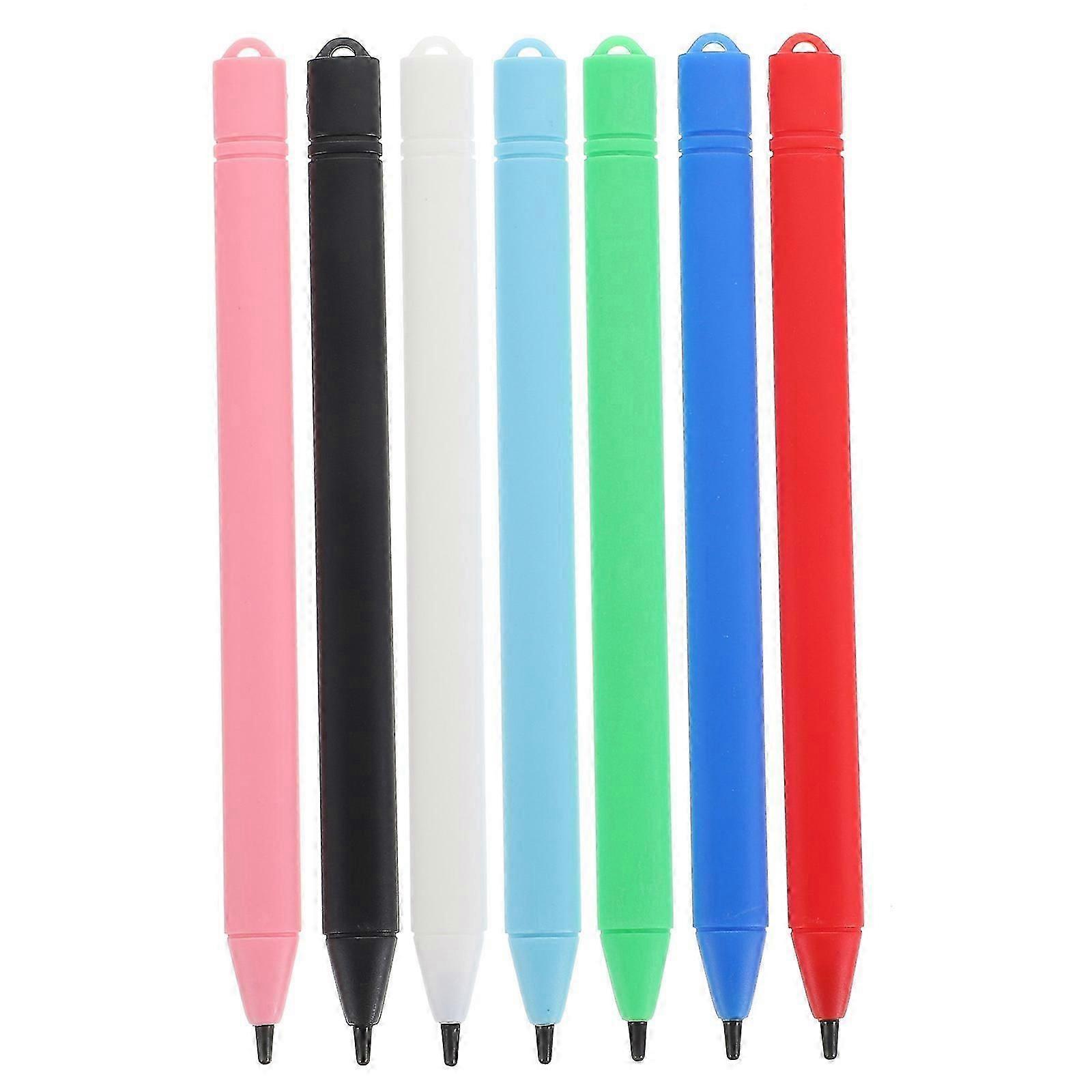 7 Stück LCD-Schreibtafel Maltablett Stylus-Stift Elektronische Produkte Stift LCD-Schreibtablett Kinder Stifte Stylus-Stift 12 Zoll
