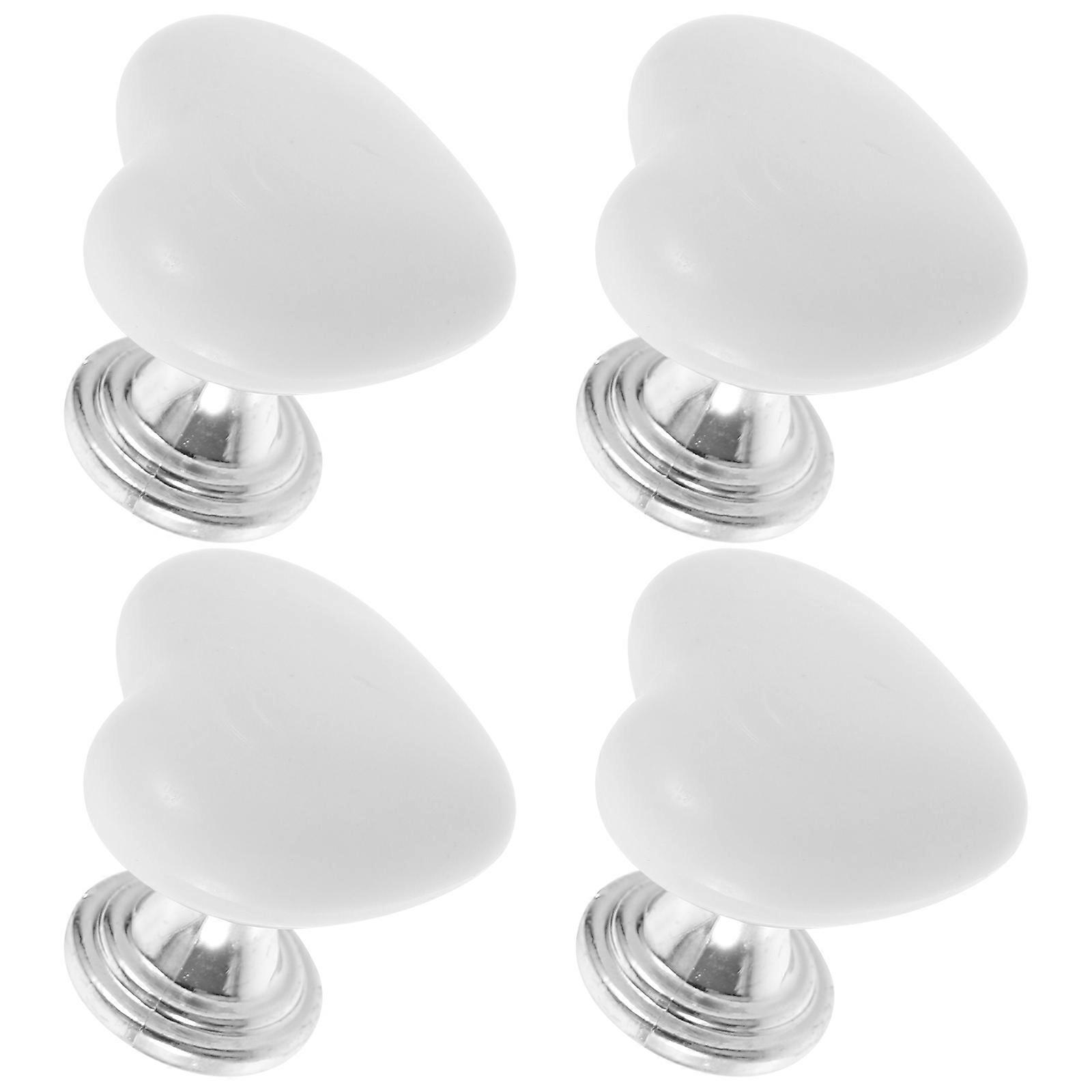 Heart Toilet Button Top Handles Toilet Flush Button Assistant Tool 8Pcs