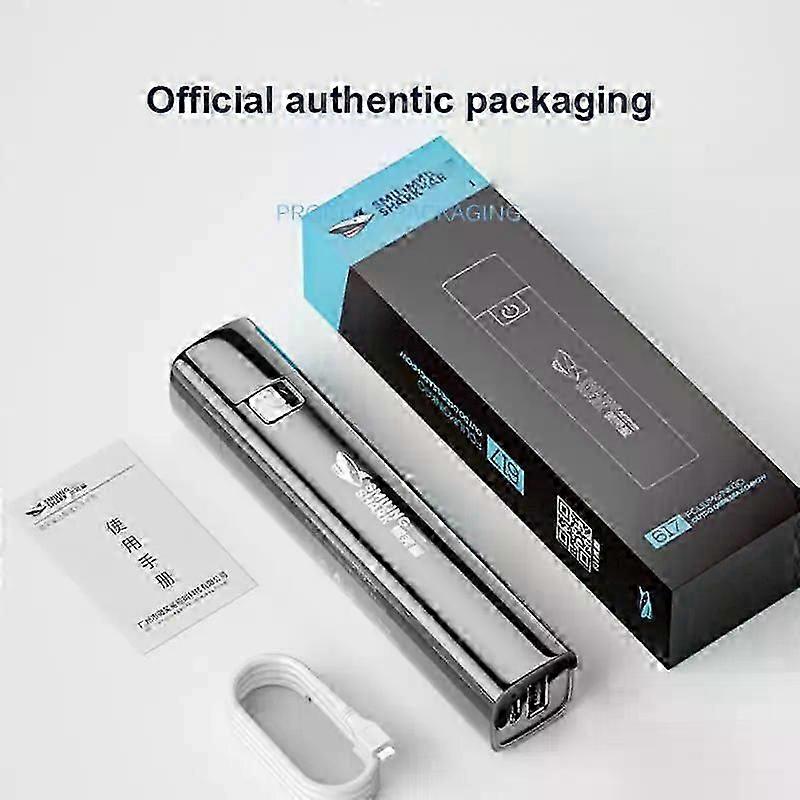 Smile Shark LED Flashlight Portable Strong Light Long-range Small Rechargeable Lamp Power Bank Multi-Function Tent Camping Torch