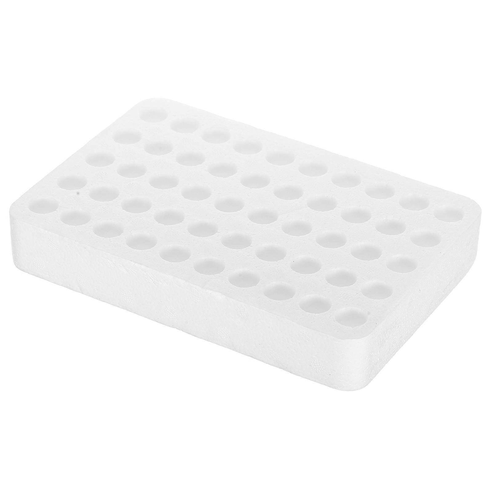 Test Tube Vial Rack For Chemistry Experiments Ideal For Lab Technicians Features Sturdy Foam Construction 1Pack