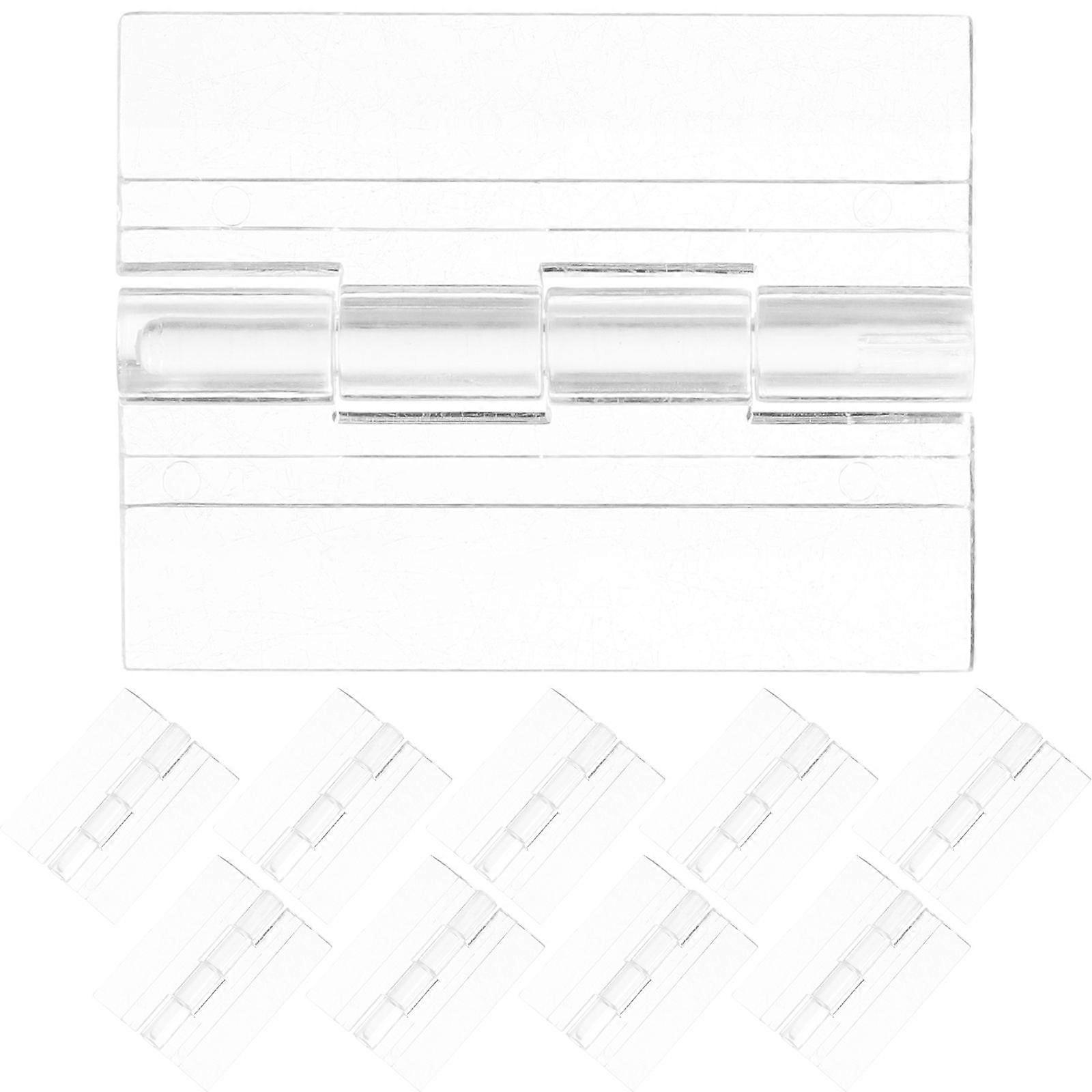 Transparent Acrylic Hinges for Cabinet Doors Folding Hinge 30Pcs Set