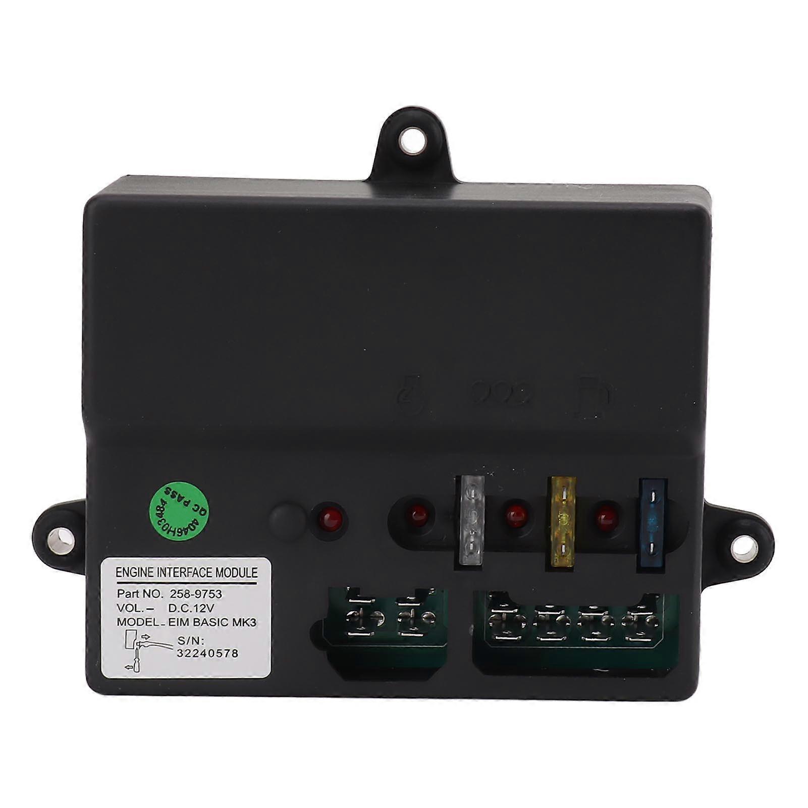 Generator Controller Multifunctional 147mm Mounting Hole Distance Engine Interface Module 258 9754