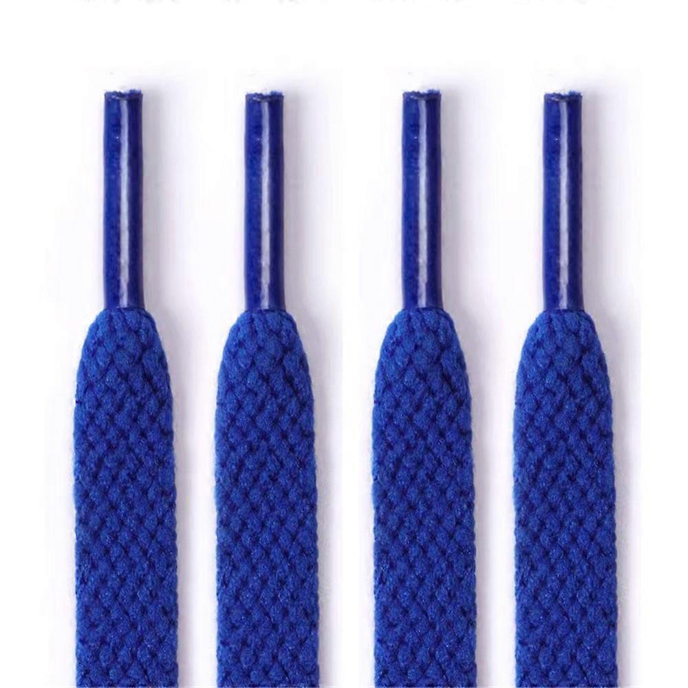 SX-0201 1 Pair Sneaker Shoelaces Shoe Laces Flat Design Polyester Yarn Running Shoes Strings (120CM)