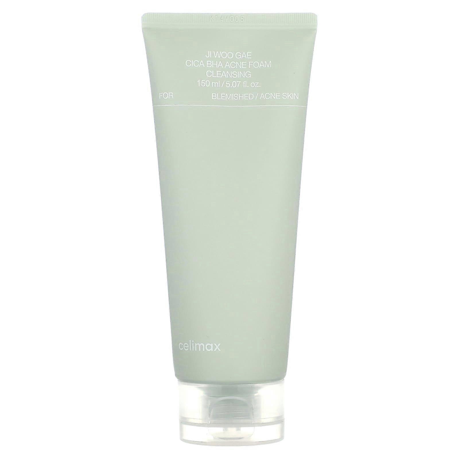Ji Woo Gae Cica BHA Acne Foam Cleansing, 5.07 fl oz (150 ml)