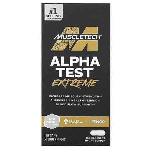 MuscleTech, AlphaTest Extreme, 150 Capsules
