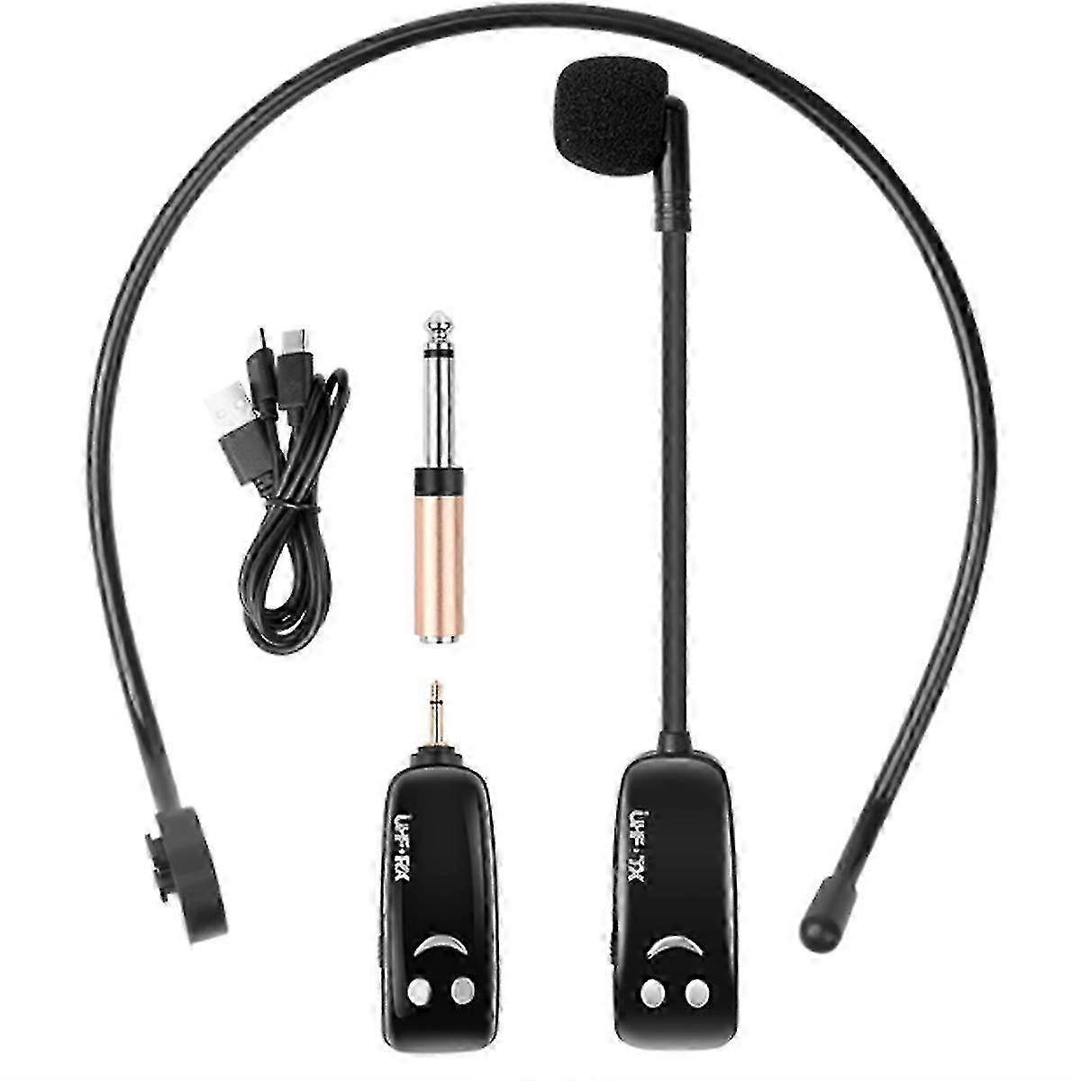 25-26 Wireless headset microphone for UHF systems with clear sound