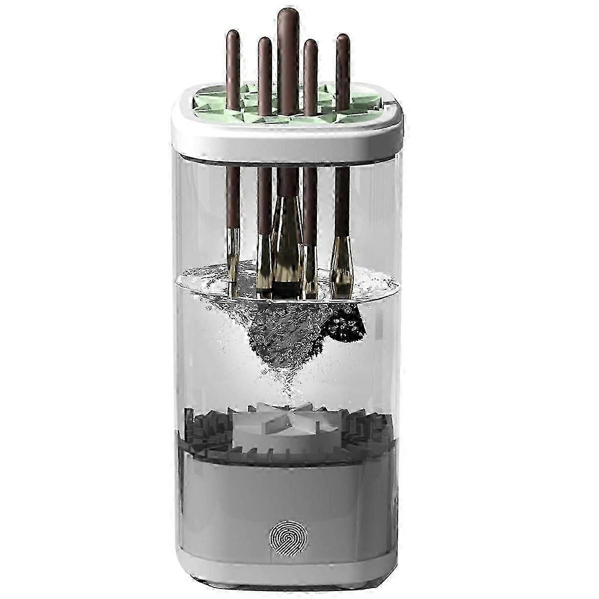 Electric Makeup Brush Cleaner Machine Automatic Makeup Brush Washer Holder Quick Efficient For De