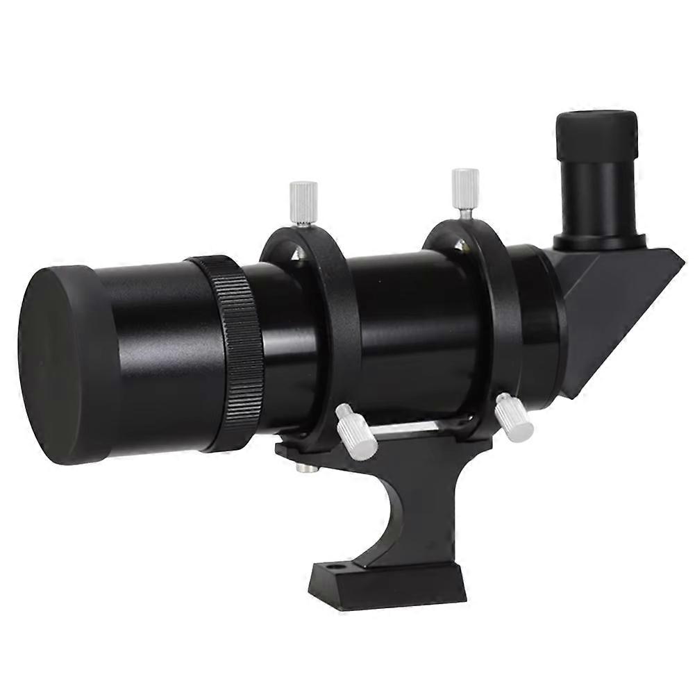 9x50mm Right Angle Correct-Image Finder Scope OTA with Clamping Guiding Rings Have Crosshair