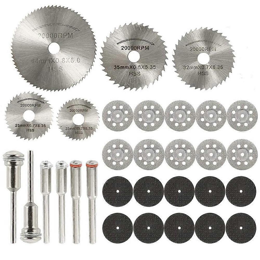 31Pcs Cutting Wheel Discs Set, Resin Cut Off Discs Kit