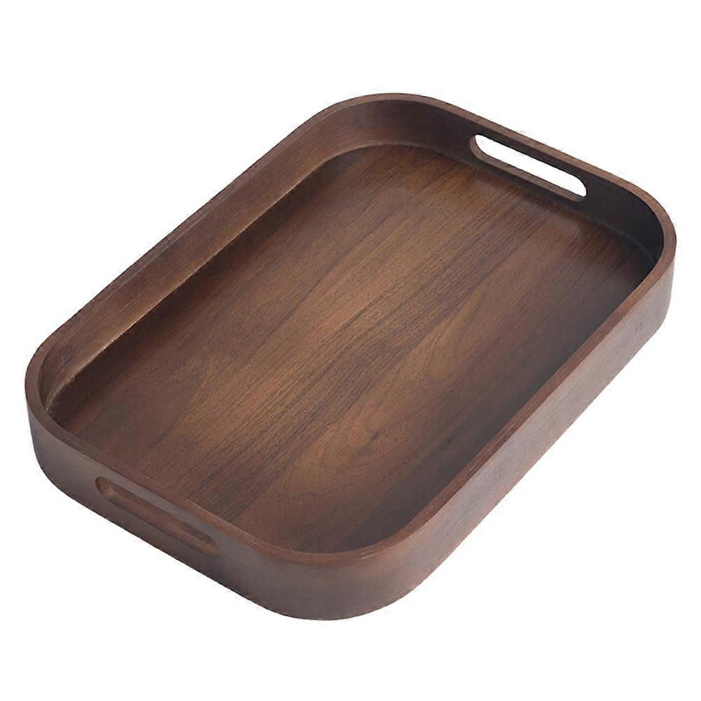 Tea Tray Small Tea Cup Storage Plate Solid Bamboo Tea Plate S