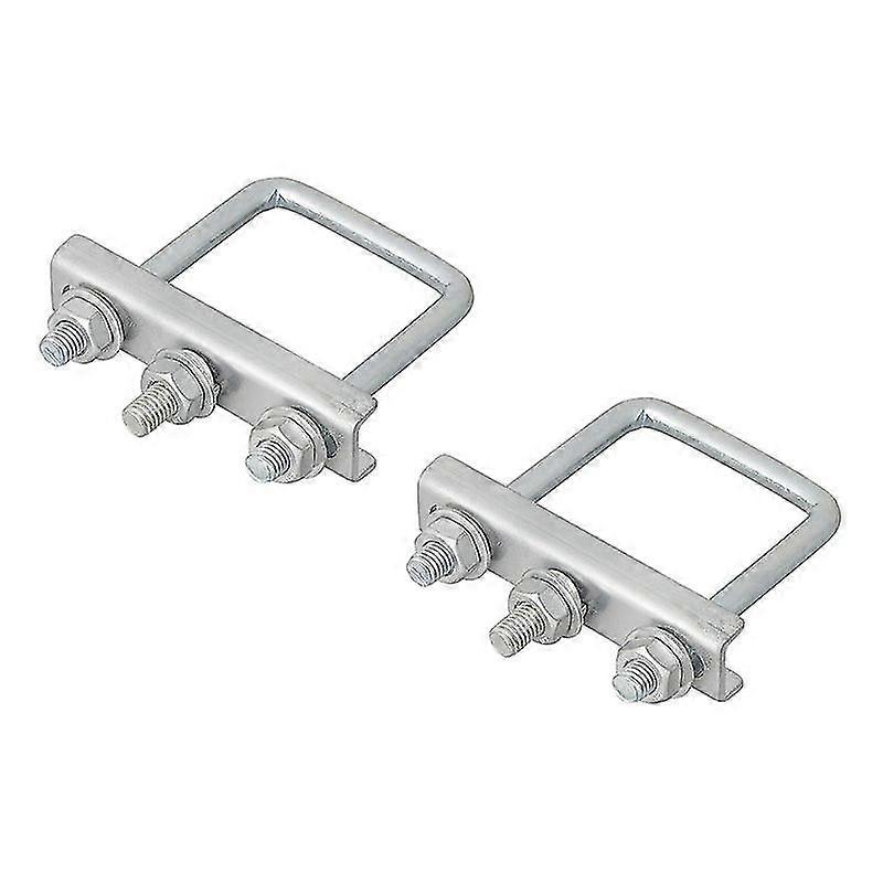 U-mount square 60mm for jockey wheel clamp - set of 2 pieces (New Model)