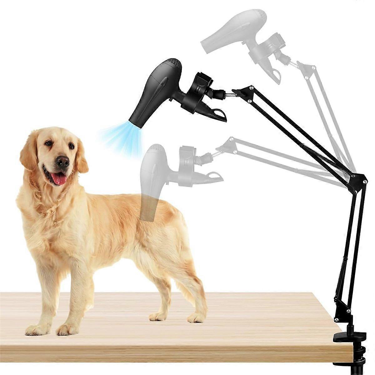 Support de sèche-cheveux pour chien, rotatif à 360°, mains libres