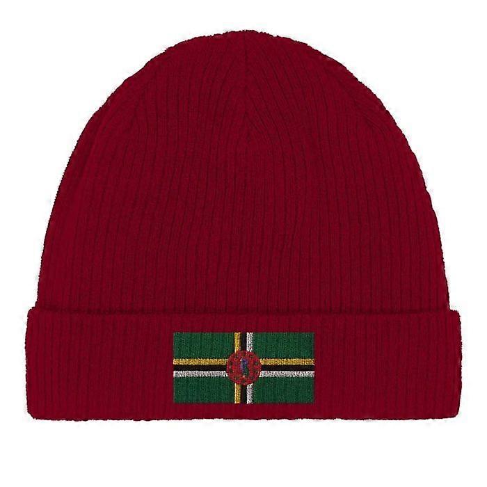 Dominica Flag Cap in Red