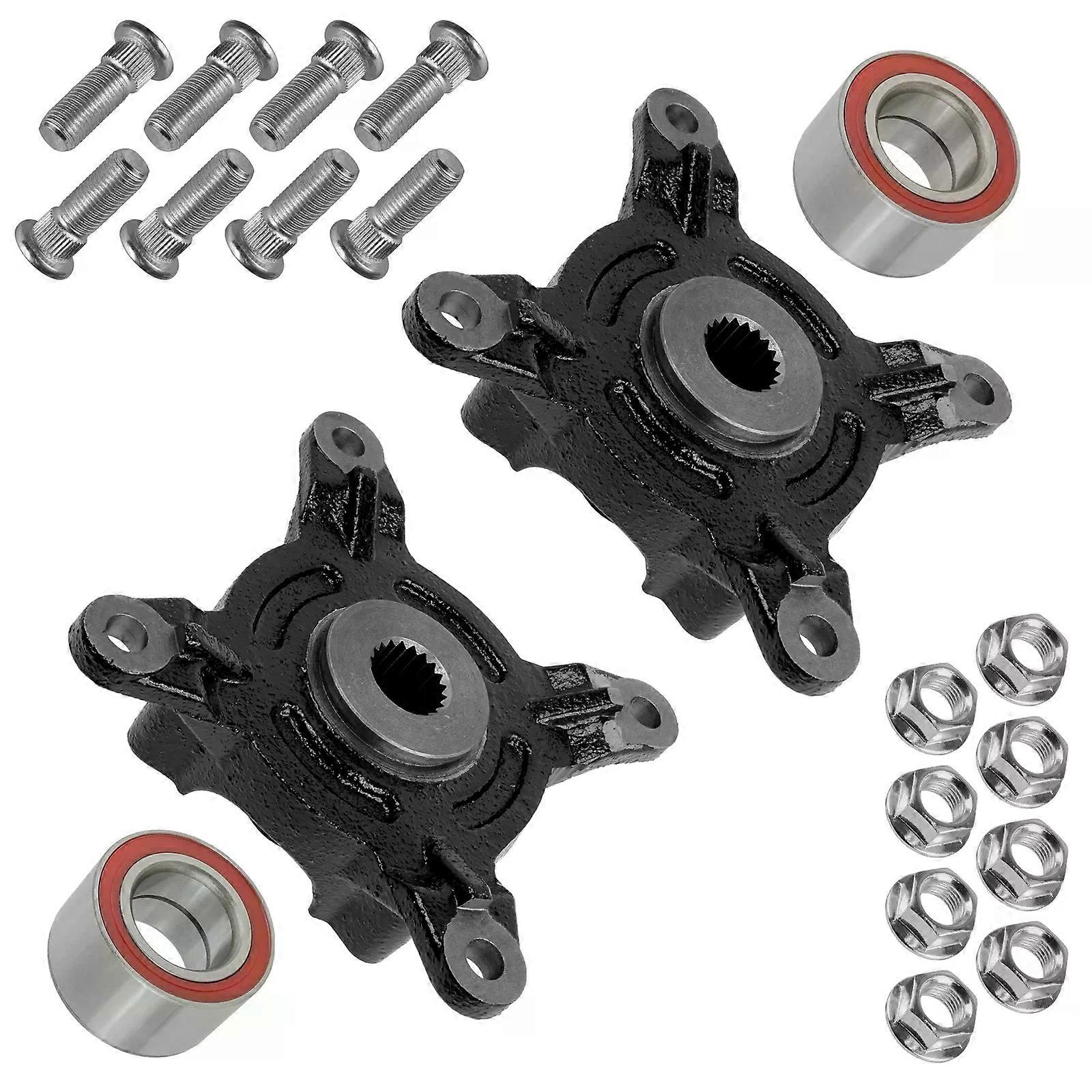 Front L&R Wheel Hub w/ Bearing & Hardware for Polaris 5131935 3514634 NO.10971