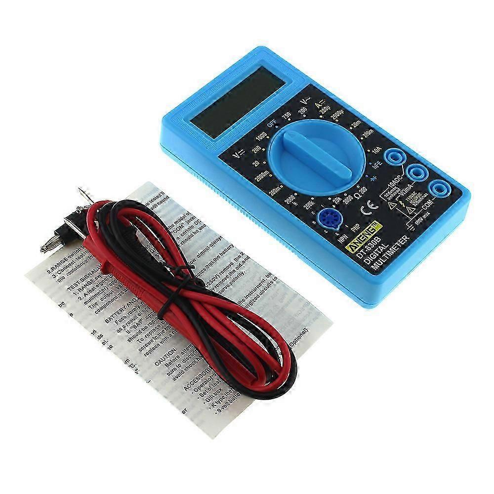 Exquisite Multimeter Battery Tester Mini Digital Voltmeter Ammeter Continuity Tester AC DC