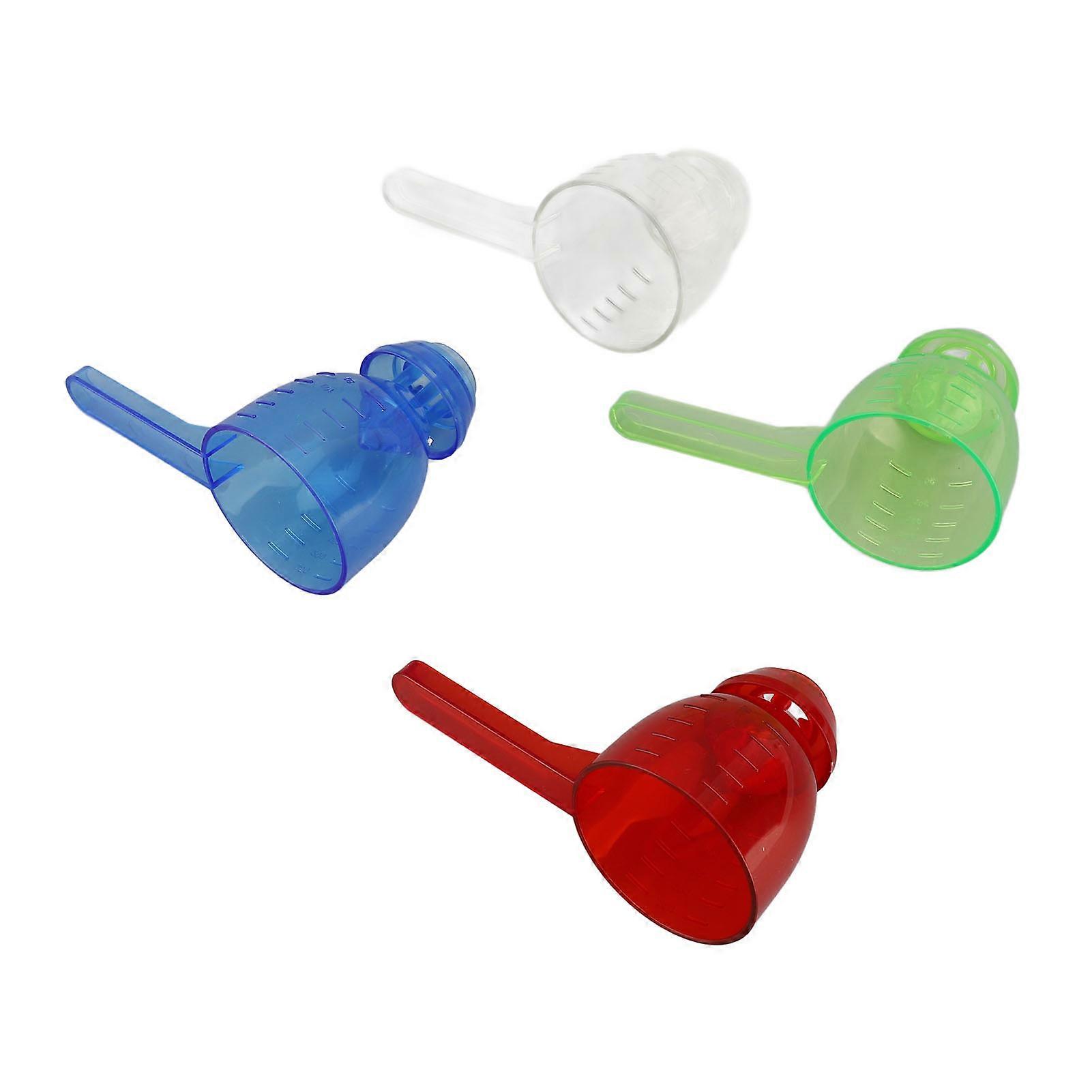 4pcs Leaky Measuring Spoon Multipurpose Spill Proof Convenient Portable Leaky Single Measuring Spoon for Kitchen 