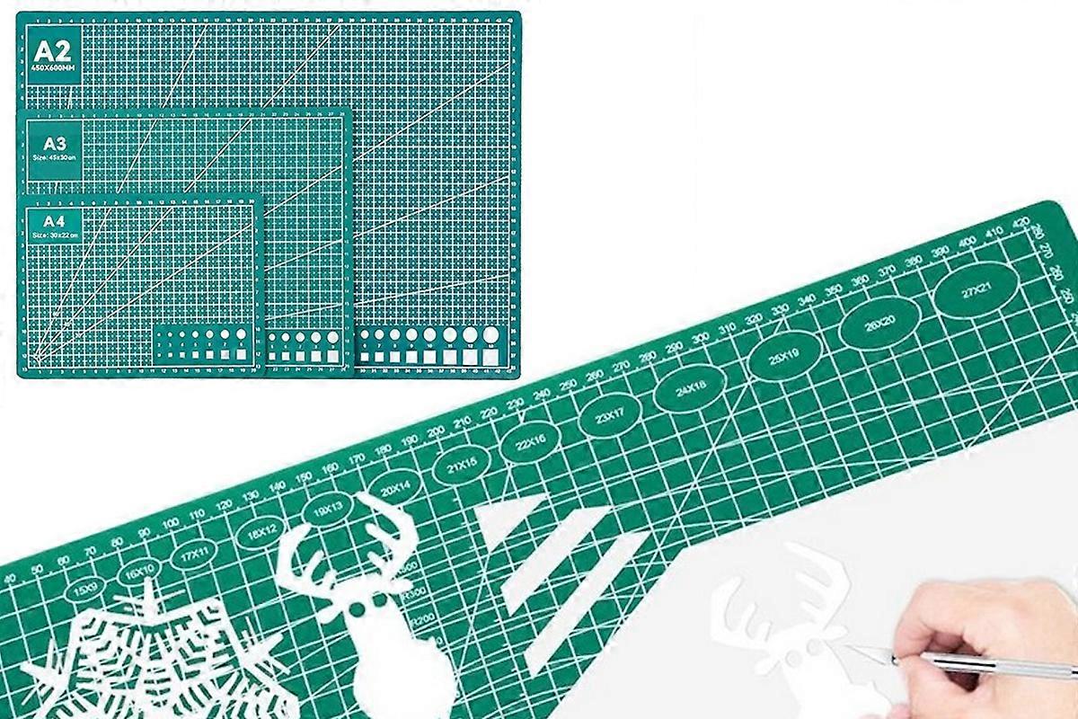 Thickened PVC Cutting Mat Double Sided Sewing Mat Table Protector Cut Board