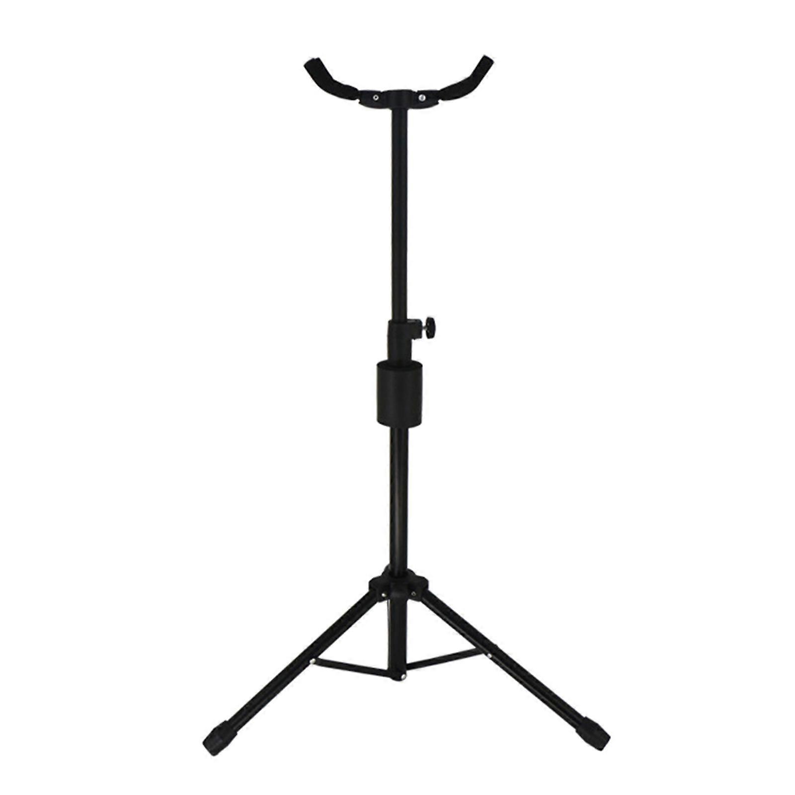 Treppiedi pieghevoli per chitarra con 2 supporti per manico Supporto per chitarra da pavimento regolabile Supporto per strumenti musicali portatile Multicolor