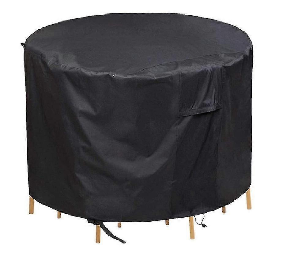 円形家具の防塵および防水カバー、屋外の庭のテーブルの家具の保護カバー