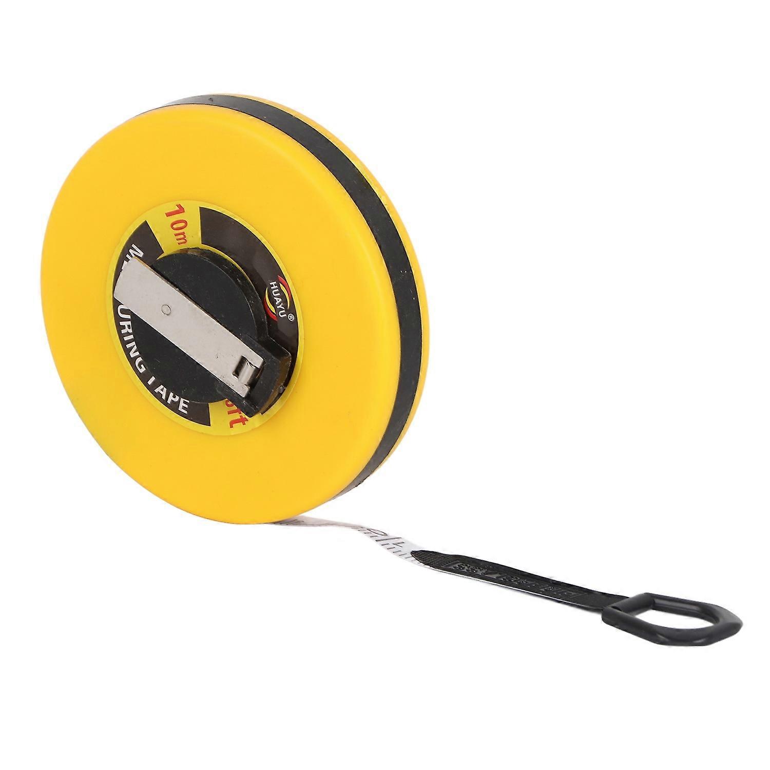 10m Site Measurement Fiberglass Tape Measure Soft Rulers Building Surveying Measuring Tool