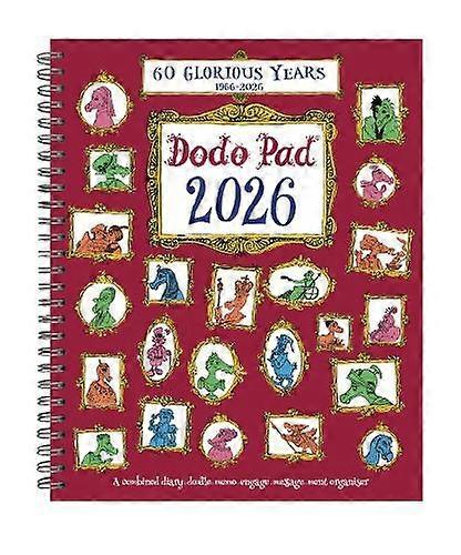 The Dodo Pad Original Desk Diary 2026  Week To View Calendar Year Diary by Lord Dodo Diary or journal Book