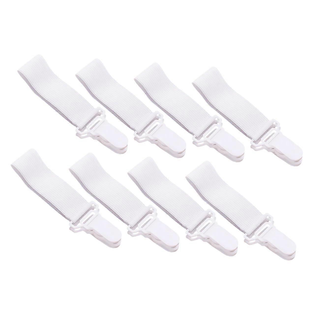 Bed Sheet Clip Straps Elastic Fasteners AntiSlip Buckle Holders For Mattress And Sofa Bedding Secure Fit 16 Pcs